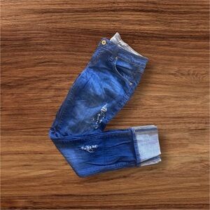 vintage Zana Di  jeans blue cuffed women zipper button size 11